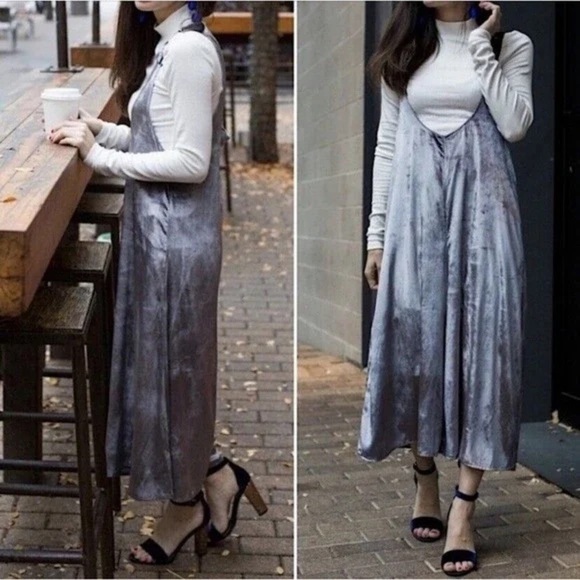 Anthropologie Maeve Velvet Jumper Skirt NWT Size Small - Picture 2 of 9